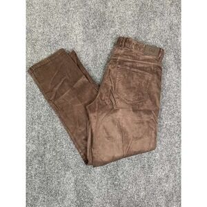 Peter Millar Pants Mens 34 Brown Superior Corduroy 2 Way Stretch Chino Preppy